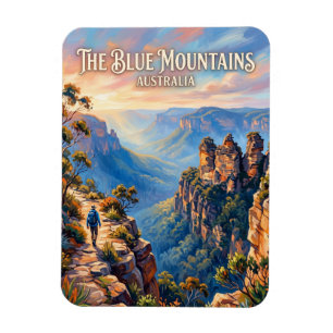 Blaue Berge Australien Magnet