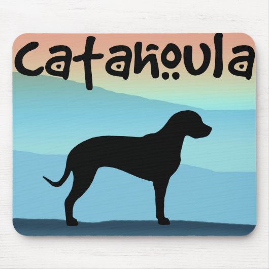 Blaue Berge Catahoula Mousepad (Vorne)