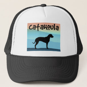Blaue Berge Catahoula Truckerkappe