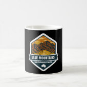 Blaue Berge � der endlose Horizont Australiens Kaffeetasse (Mittel)