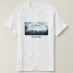 Blaue Berge im T - Shirt Colorado