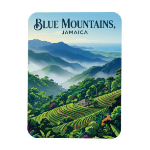 Blaue Berge Jamaika Magnet