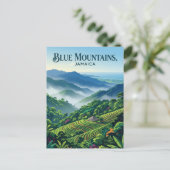 Blaue Berge Jamaika Postkarte (Stehend Vorderseite)