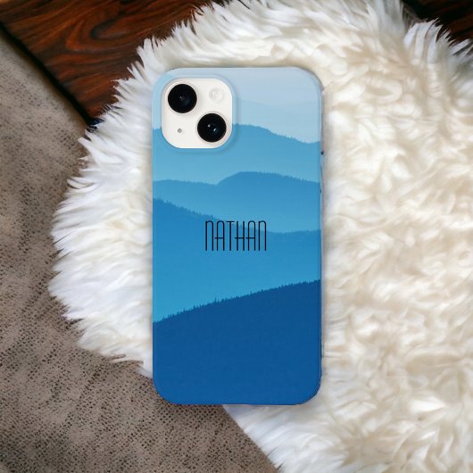 Blaue Berge Personalisiert Case-Mate iPhone Hülle