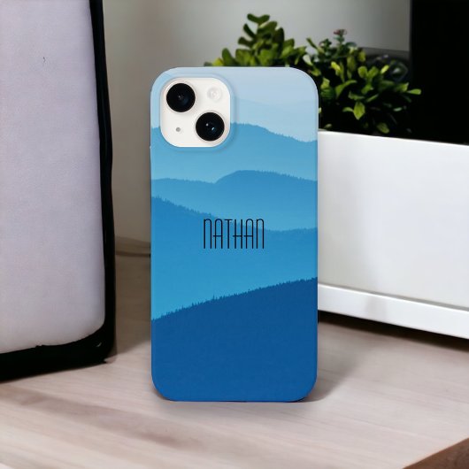 Blaue Berge Personalisiert Case-Mate iPhone Hülle