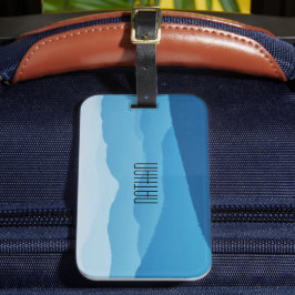 Blaue Berge Personalisiert Gepäckanhänger