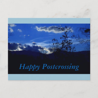 Blaue Berge Postübergang Postkarte