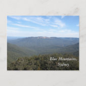 Blaue Berge, Sydney Postkarte (Vorderseite)