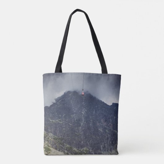 Blaue Berge und ein Tal Tasche (Rückseite)