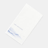 Blaue Berge und Vögel Serviette (Ecke)