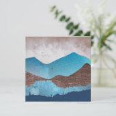 Blaue Bergspitzen (Stehend Vorderseite)