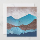 Blaue Bergspitzen (Rückseite)