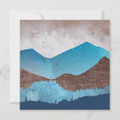 Blaue Bergspitzen (Vorderseite)