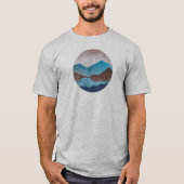 Blaue Bergspitzen T-Shirt (Vorderseite)