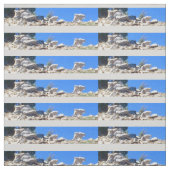 Blaue Bergziegen Stoff (Muster)