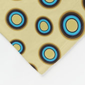 Blaue beringte Kraken-Decke Fleecedecke (Ecke)