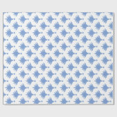 Blaue Berryden Geschenkpapier (Flach)