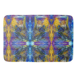 Blaue Bestie Badematte