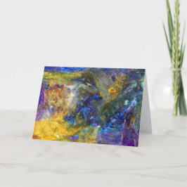 Blaue Bestie Dankeskarte