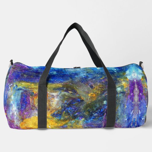 Blaue Bestie Duffle Bag (Vorderseite)