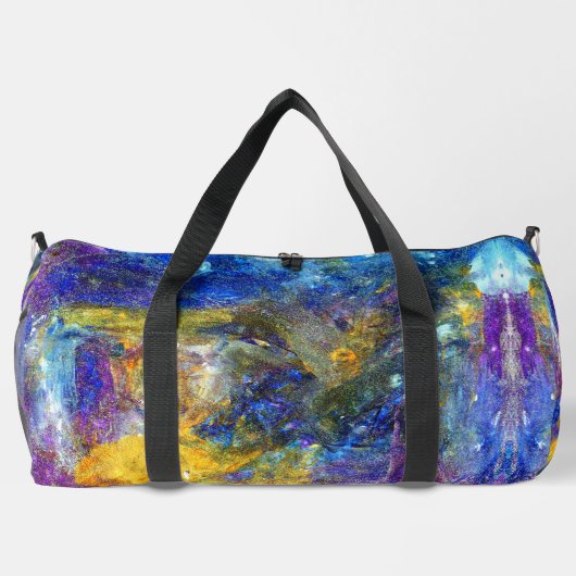 Blaue Bestie Duffle Bag (Rückseite)