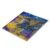 Blaue Bestie Fliese (Seite)