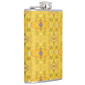 Blaue Bestie gelb Flachmann (Rechts)