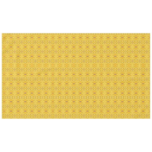 Blaue Bestie gelb Tischdecke (Vorderseite (Horizontal))