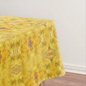 Blaue Bestie gelb Tischdecke (Beispiel)