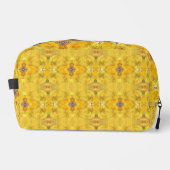 Blaue Bestie gelb Waschbeutel (Vorderseite)