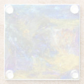 Blaue Bestie Glasuntersetzer (Rückseite)