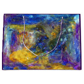 Blaue Bestie Große Geschenktüte (Vorderseite)