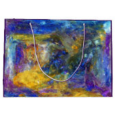 Blaue Bestie Große Geschenktüte (Rückseite)