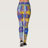 Blaue Bestie Leggings (Rückseite)