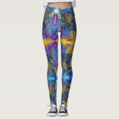 Blaue Bestie Leggings (Vorderseite)