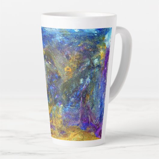 Blaue Bestie Milchtasse (Rechte Ecke)