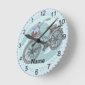 Blaue Bike Uhr (Winkel)