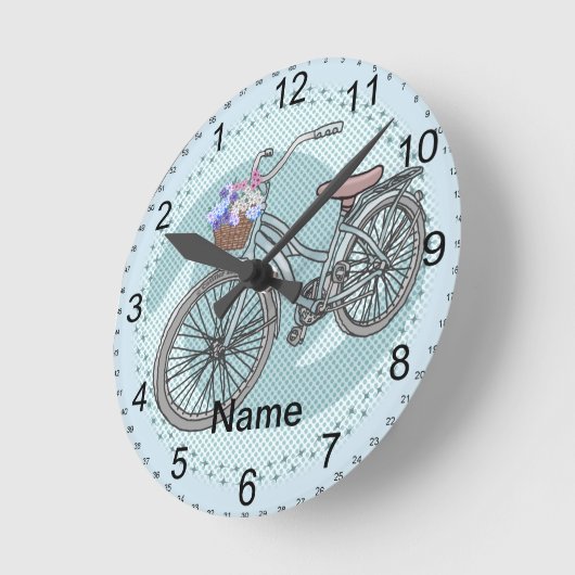 Blaue Bike Uhr (Winkel)