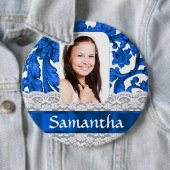 Blaue Bildvorlage Button (Beispiel)