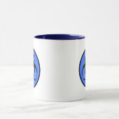 Blaue Biogefährdung Tasse (Zentrum)