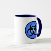 Blaue Biogefährdung Tasse (VorderseiteRechts)