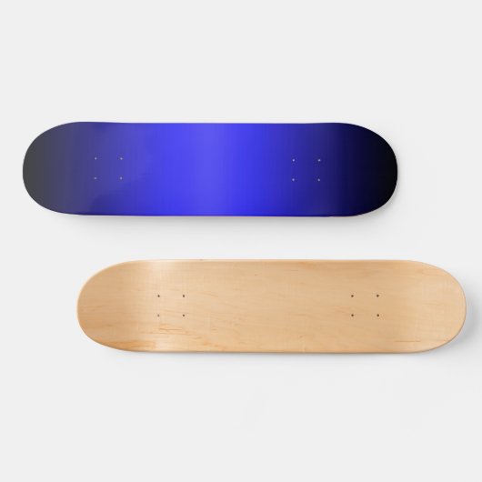 Blaue bis schwarze Skateboard (Horizontal)