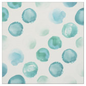 Blaue Bläschen Meer Töne Aquarell Stoff (Muster)
