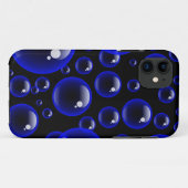 Blaue Blasen Case-Mate iPhone Hülle (Rückseite (Horizontal))