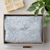 Blaue Blasen Geburtstag Seidenpapier (Geschenk)
