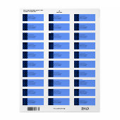 Blaue Blasen Schwarz 1 (Vorne)