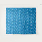 Blaue Blasen Wandteppich (Vorderseite (Horizontal))