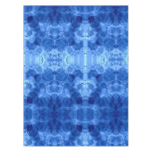 Blaue Blasenmuster-Decke Tischdecke (Vorderseite)