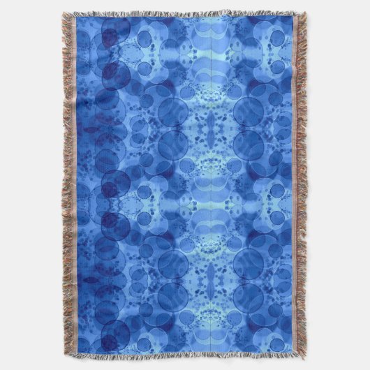 Blaue Blasenmusterdecke Decke (Vorderseite Vertikal)
