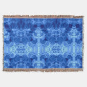 Blaue Blasenmusterdecke Decke (Vorderseite)